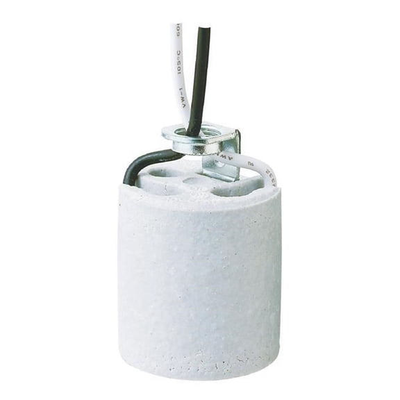 Westinghouse Lighting 7707700 - WEST PORC FIXT SOCKET W/10 INC