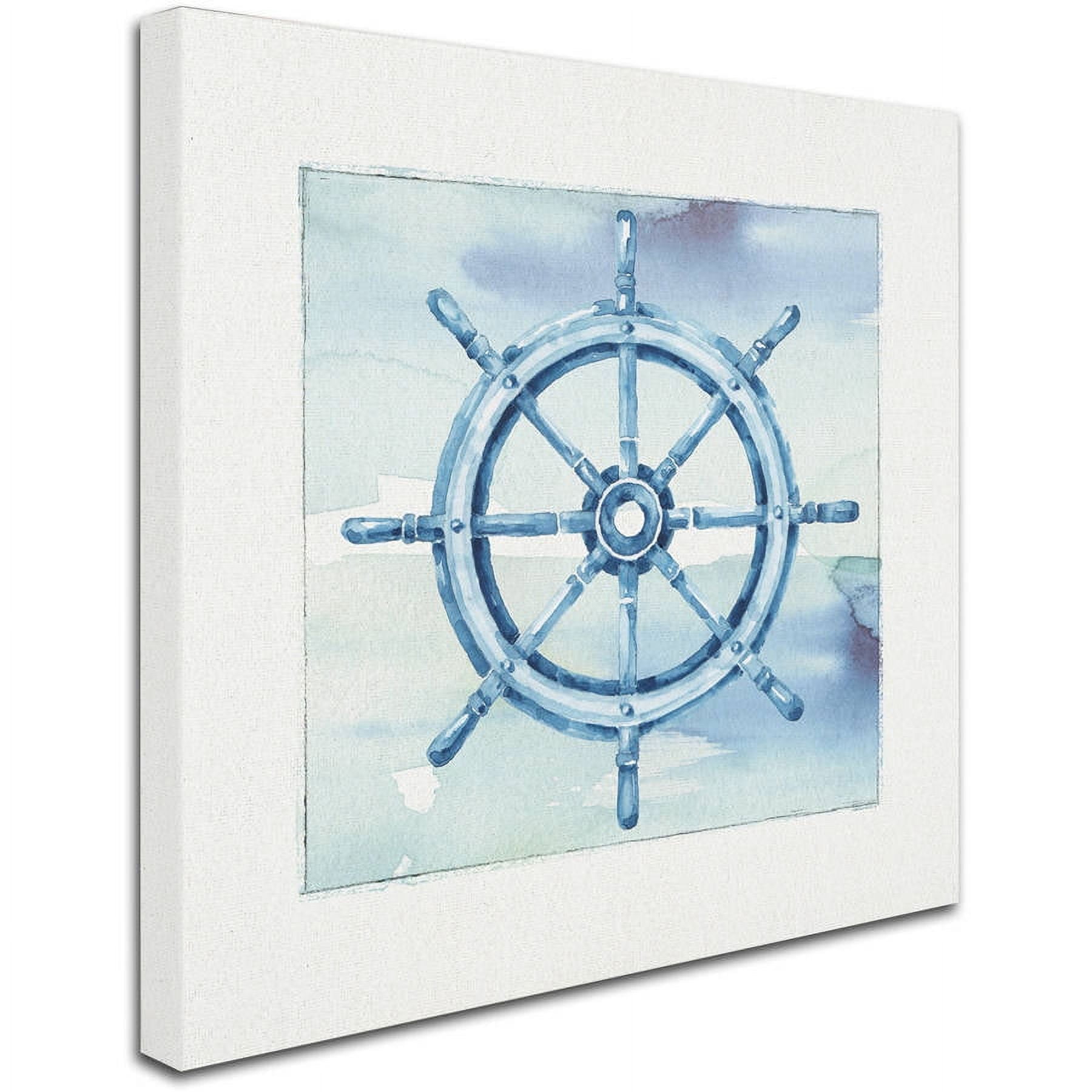 Trademark Fine Art "Sea Life Wheel v2" Canvas Art by Lisa Audit