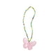 thumbnail image 2 of Collar de cuentas pequeñas con colgante de mariposa para muñeca de 18 '', 2 of 5