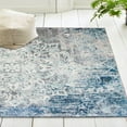 thumbnail image 6 of ReaLife Rugs Machine Washable Printed Vintage Distressed Floral Gray Eco-friendly Recycled Fiber Area Runner Rug (2'6" x 8'), 6 of 10