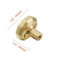 thumbnail image 6 of Utopia Alley Hanover Cabinet Ring Pull Knob - Decorative Cabinet Drop Pull Knobs for Cabinets and Drawers - Vintage Cabinet Hardware with Hand Finished Polished Gold - Metal Drawer Pull Knobs 1.2", 6 of 9