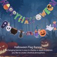 thumbnail image 3 of 2pcs Halloween Hanging Banner Halloween Theme Bunting Flag Paper Banners Hanging Banner, 3 of 9