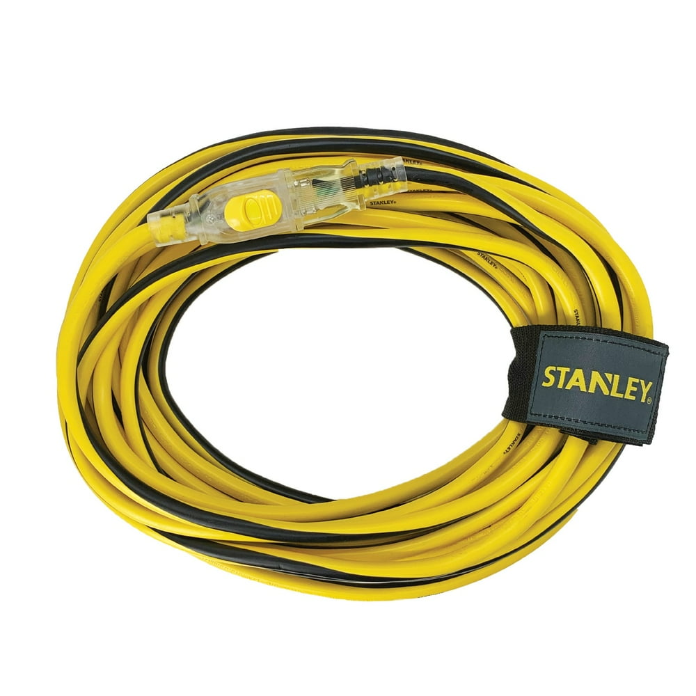 Stanley 36150 HeavyDuty Shop Extension Cord With Power Light Plug (50
