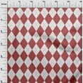 thumbnail image 3 of oneOone Rayon Maroon Fabric Check Argyle Quilting Supplies Print Sewing Fabric By The Yard 56 Inch Wide, 3 of 5