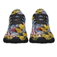 thumbnail image 5 of Maryland Blue Crab with Black Eyed Susan Flowers Shoes Sneakers Black Size 8.5, 5 of 7