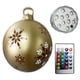 thumbnail image 4 of 3 Uds 60cm Inflable Navidad PVC Resplandor Fiesta Nuevo (dorado 3), 4 of 5