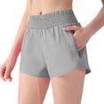 thumbnail image 5 of yillto Women Athletic Shorts Quick Dry Loose Running Shorts with Pockets High Elastic Waist Sport Shorts, 5 of 6