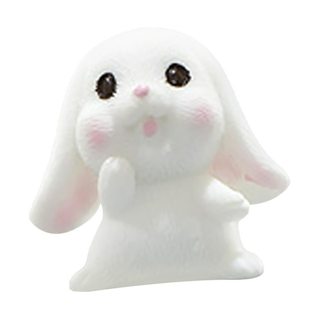 Small Cute Rabbit Gardening Succulents Resin Decorative Ornaments
