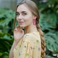 thumbnail image 3 of Boho Earring for Women Indian Gypsy Dangle Earrings Bohemian Chandelier Earrings Coin Hook Earrings Geometric Statement Earring Jewelry Gifts, 3 of 13