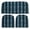 Preview Capri Blue, variant on RSH Décor Indoor Outdoor 3 Piece Tufted Wicker Cushion Set, Standard, Medlo Sonoma