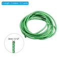 thumbnail image 2 of Uxcell Round Braided Leather Cord, 3mm Genuine Braided Leather Cords, Pale Green(2.2 Yards), 2 of 6