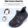 thumbnail image 2 of JOYFON Wide Toe Box Shoes Women Walking Shoes Arch Support Plantar Fasciitis Orthotic Sneakers Slip On Running Tennis Shoes US Size 6-11, 2 of 6