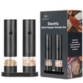 thumbnail image 1 of 2pcs Molino Especias Eléctricas USB Recargable Botella Condimento Accesorios, 1 of 9