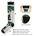thumbnail image 3 of FORMRS Womens Knee High Socks Casual Long Thick Travel Daily Wear, 1 Pair, Black Cat Plants, 3 of 6