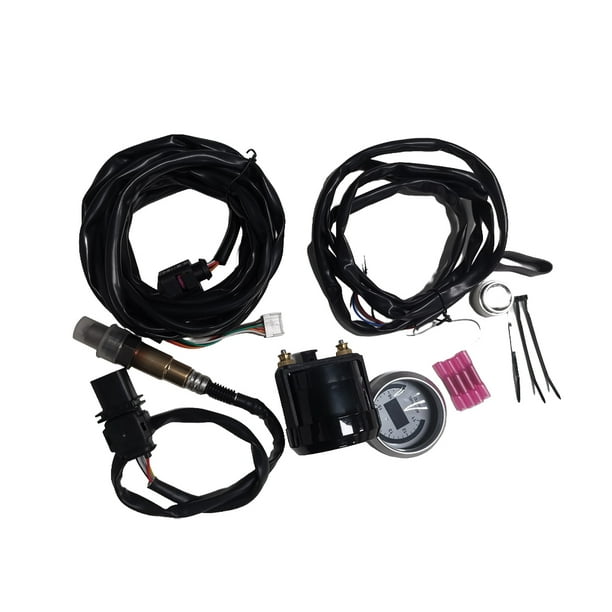 Sidaley Medidor de relación de combustible de aire 12V instrumento de medición de banda ancha cinturón de carreras conveniente visión clara Sensor de Vehículos, repuestos y accesorios Mis Sidaley VI016087-00