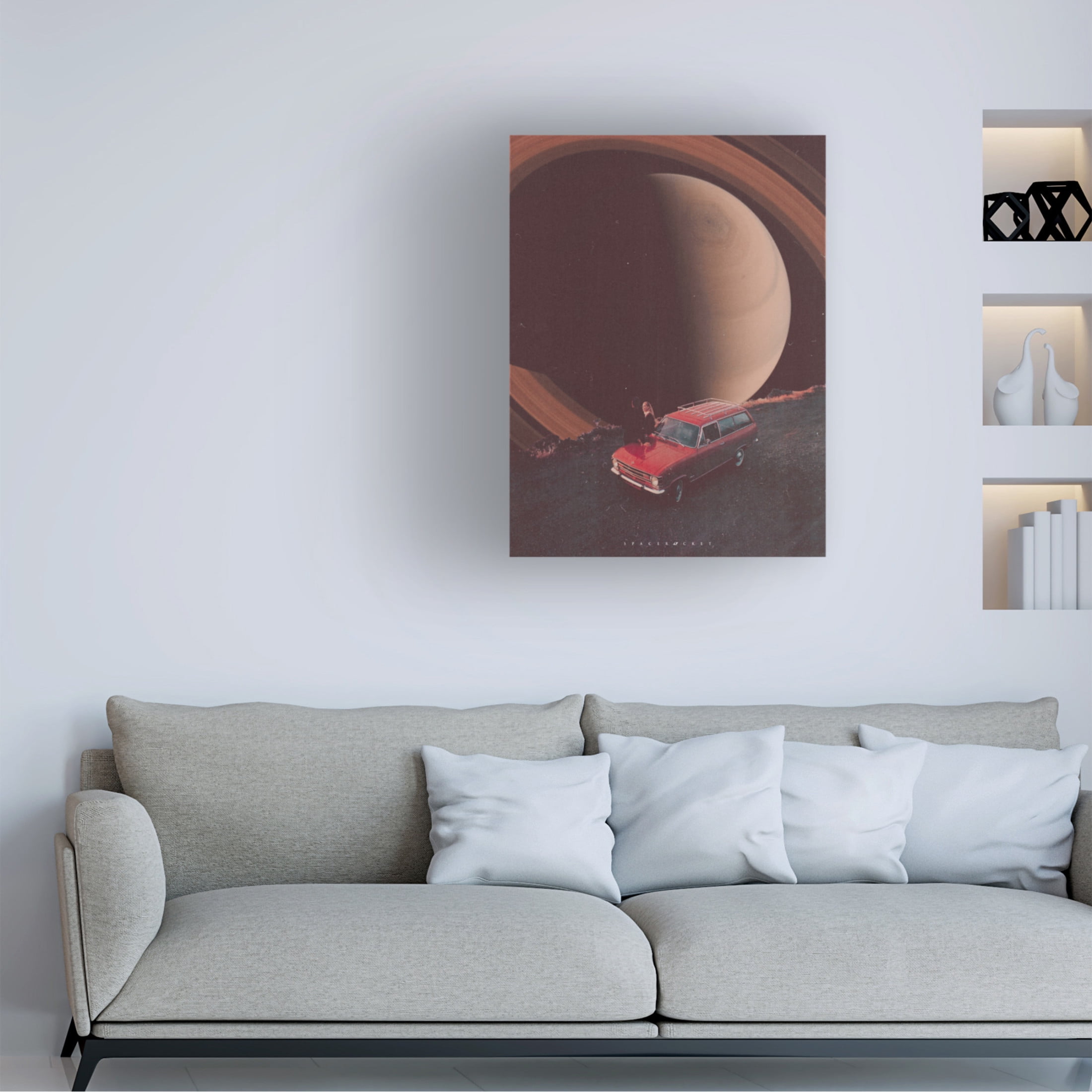 Trademark Fine Art spacerocket art 609 Canvas Wall Art