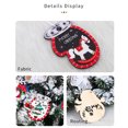 thumbnail image 3 of Bewildely Conjunto de decoraciones para árboles de Navidad Diseño de escena tradicional interesante Artesanía de Colgantes de Navidad Accesorios Kits de decoración para fiestas Ángel Bewildely HA070061-01, 3 of 6