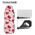 thumbnail image 6 of Uorisanigo Cute Strawberry Car Seat Covers for Women Waterproof Front Seat Covers Stretch Polyester Fabric Cover Anti Slip Car Accessories Universal Fit for Most Vehicle, 6 of 7