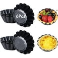 thumbnail image 1 of Mini Carbon Steel Non-Stick Tart Pan Tart Pan 6 Inch, 1 of 5