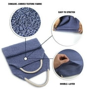 EvridWear Blue Exfoliating Back Scrubber for Shower One Size