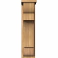thumbnail image 2 of 7 1/2"W x 14"D x 30"H New Brighton Smooth Corbel w/Backplate, Western Red Cedar, 2 of 9
