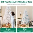thumbnail image 2 of Árbol de Navidad BestComfort blanco artificial de 6 pies/7.5 pies/9 pies, 2 of 8