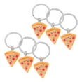 thumbnail image 2 of Simulated Food Keychain Cute Food Keyrings For Pizza Lovers Home Office Use 6Pcs, 2 of 6