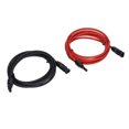 thumbnail image 4 of Cable De Extensión Del Panel Solar, 6 Mm² 2 Piezas 10 AWG Conductividad Del Cable De Extensión Solar Con Conector Macho Hembra Para Equipos De Generación ANGGREK 3 m / 9,8 pies, 4 of 8