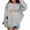 Grey, variant on Kids Hoodies Girls Girls Fashion Girl's Graphic Prints Sweatshirt Crewneck Long Sleeve Cute Drop Shoulder Pullover Tops