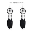 thumbnail image 3 of Pendientes colgantes de cuentas de borla decorativas Vintage Qarigey para mujer bohemias, 3 of 6