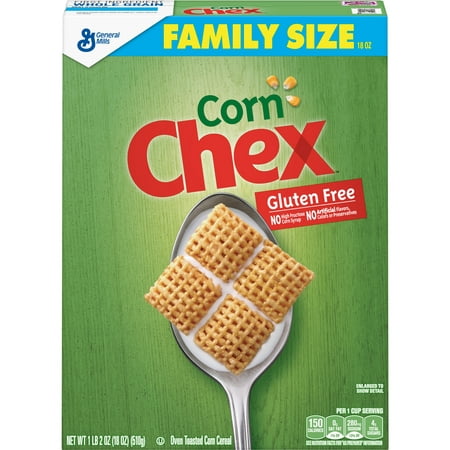 Corn Chex Cereal, Gluten Free, 18 oz (Best Cereal For Low Carb Diet)