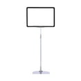 thumbnail image 1 of GUOOL Adjustable Sign Holder Poster Stand Heavy Duty Floor Sign Stand Holder Sign Rack Black, 1 of 9