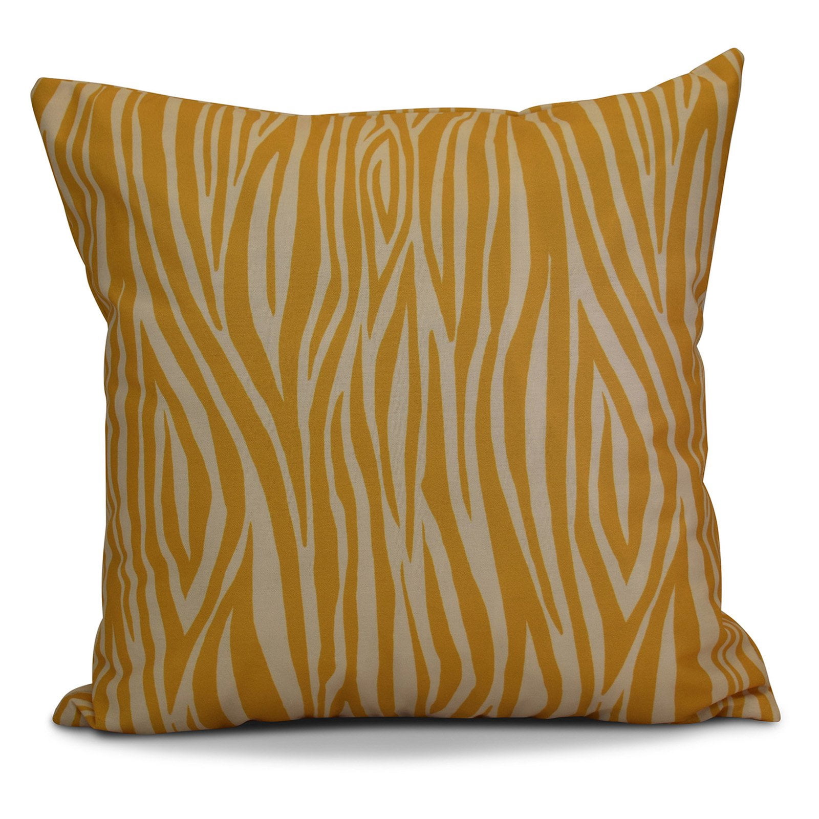 Simply Daisy 16" x 16" Wood Stripe Geometric Print Outdoor Pillow, Blue