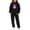 Black, variant on Shadoumai Girls Halloween Outfits Casual Printed Long Sleeve Hoodie Pants Stretch Light Fabric Daily Lounging Clothes Kid Trendy Two Piece Outfit