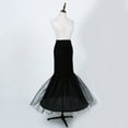 thumbnail image 4 of Women Crinoline Petticoat Black Mermaid Hoop Skirt Ball Gown Slip Underskirt, 4 of 10