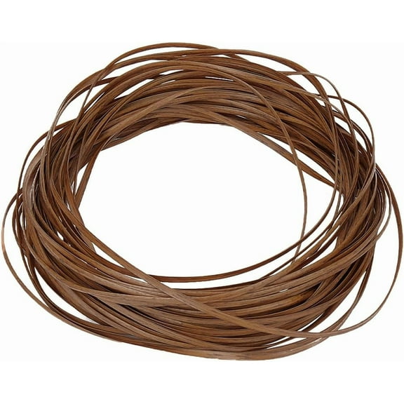 5mm x 30m Rattan Repair Kit Weave Material Plastic Flat Basket Wicker Weaving Rattan Woven Knit Furniture Plastic Cane Fix Knit Vinyl for Garden Patio Chair Sofa Box Camel Mixed Color