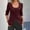 005 Coffee, variant on Women's Business Casual Work Blazers Long Sleeve Button Down Scoop Neck Split Hem Fitted Suit Jackets