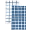 thumbnail image 3 of Mainstays Cotton Kitchen Towel, Dishcloth, Oven Mitt, And Potholder Set, 8 Pieces, Blue, 3 of 7