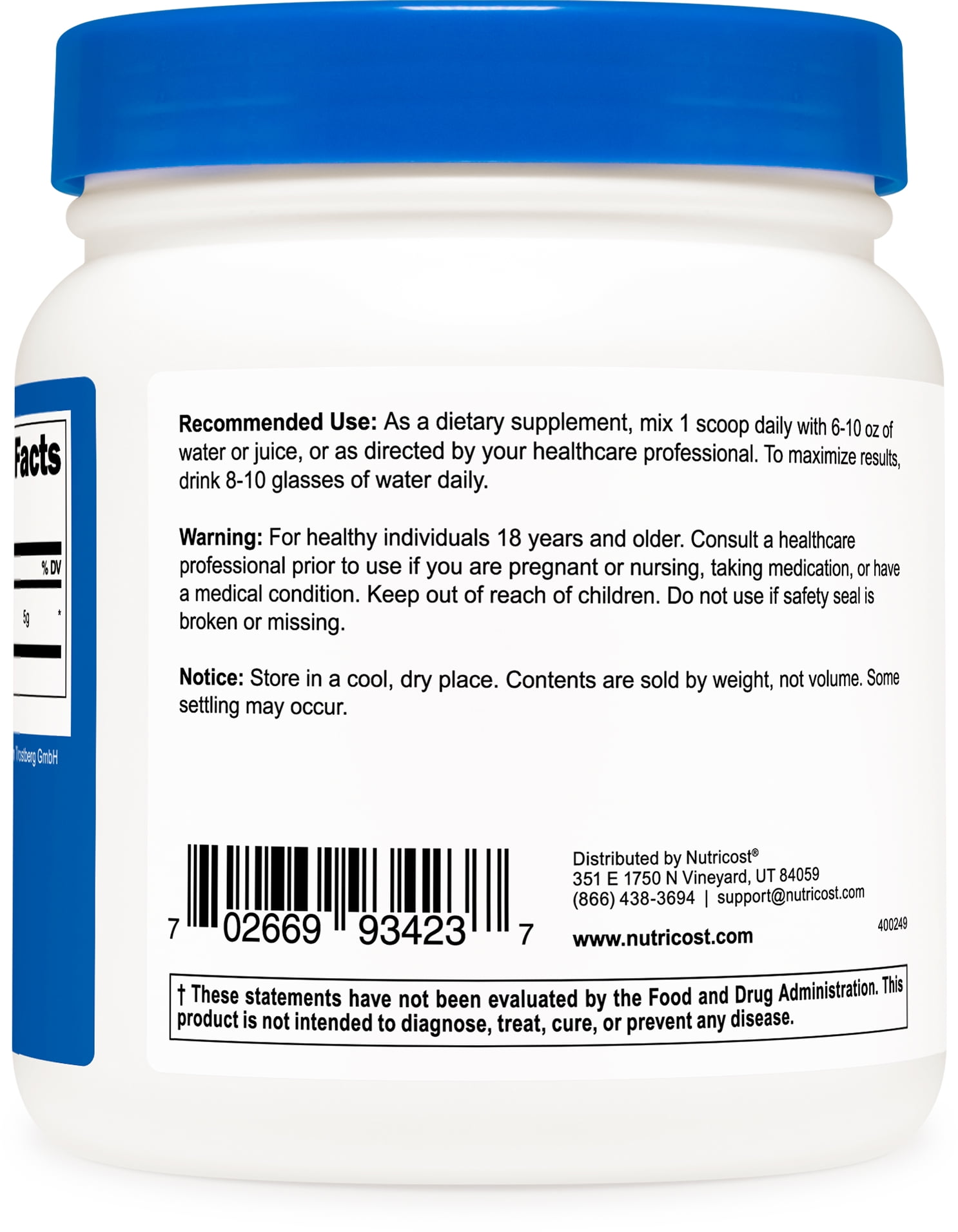 Nutricost Creatine Monohydrate (Creapure ) Powder 500 Grams