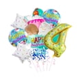 thumbnail image 2 of Globos de helado, globos de aluminio versátiles para cumpleaños infantiles de verano. Número 4, 2 of 9