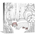 thumbnail image 1 of Global Gallery's 'Color the Forest Color X' by Elyse DeNeige Stretched Canvas Wall Art, 1 of 4