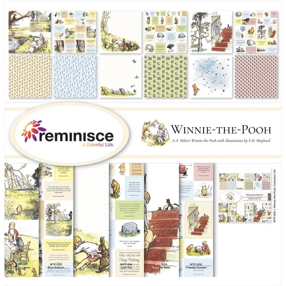 Reminisce Collection Kit 12"X12"-Winnie The Pooh