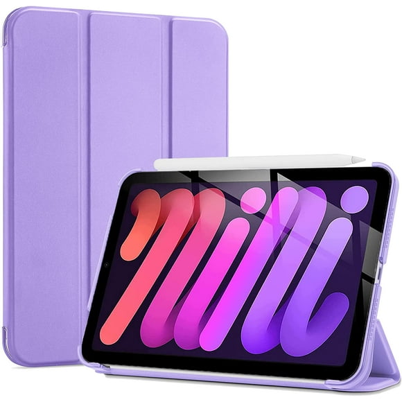 Coque pour iPad Mini 6 Coque 6ème Génération Stand Folio Mini Housse - Violet
