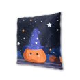 thumbnail image 3 of Cute Pumpkin at Halloween Starry Night Throw Pillow Covers Pillowcases 18 x 18 Inch Home Decor 2 Packs for Bedroom Sofa, 3 of 6