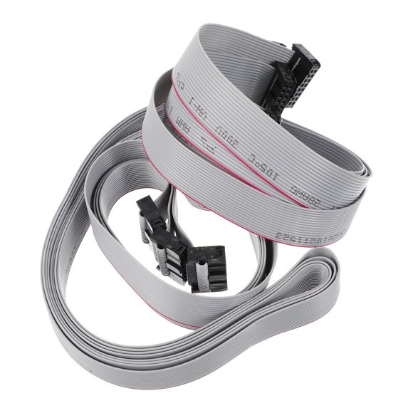 Hytrove 4pcs Connector Cable Pin Pitch Flat Ribbon Cord For Custom Wiring Office Equipment And Audio Video Devices