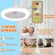 thumbnail image 2 of Remote Control Ceiling Fan LED Light Function with Aromatherapy, 2 of 5