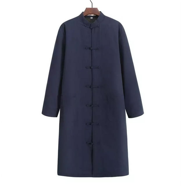 Chinese Traditional Tang Jacket Lonf Kung Fu Tai Chi Uniform Martial Thick Coat