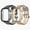 Black Translucent, Tan Translucent, variant on 2 Pack Rugged Watch Bands with Case for Apple Watch Ultra 49mm - Black Translucent, Tan Translucent