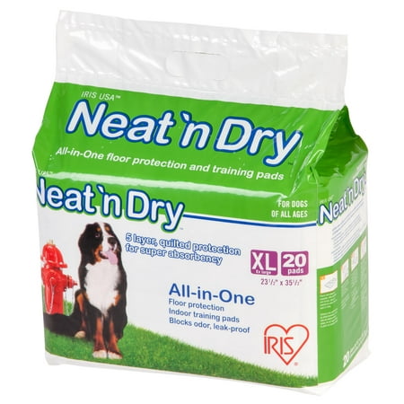 IRIS Neat 'n Dry Premium Pet Training Pads, Extra Large, 20 Count