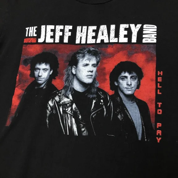 VINTAGE Rare The Jeff Healey Band Gift For Fan Black S-2345XL Unisex T-shirt TMB951